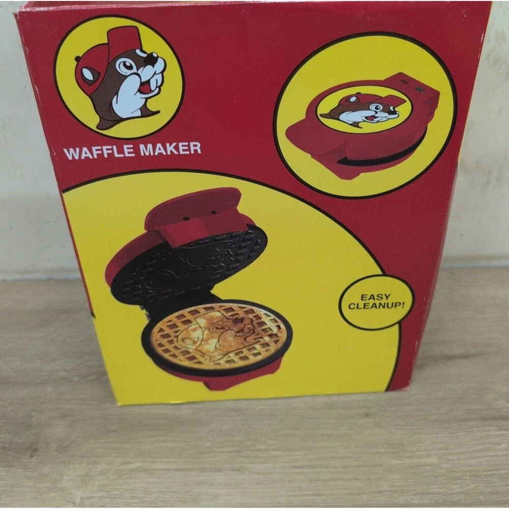 Buc-ees Waffle Maker Iron  Buccees Beaver Tested